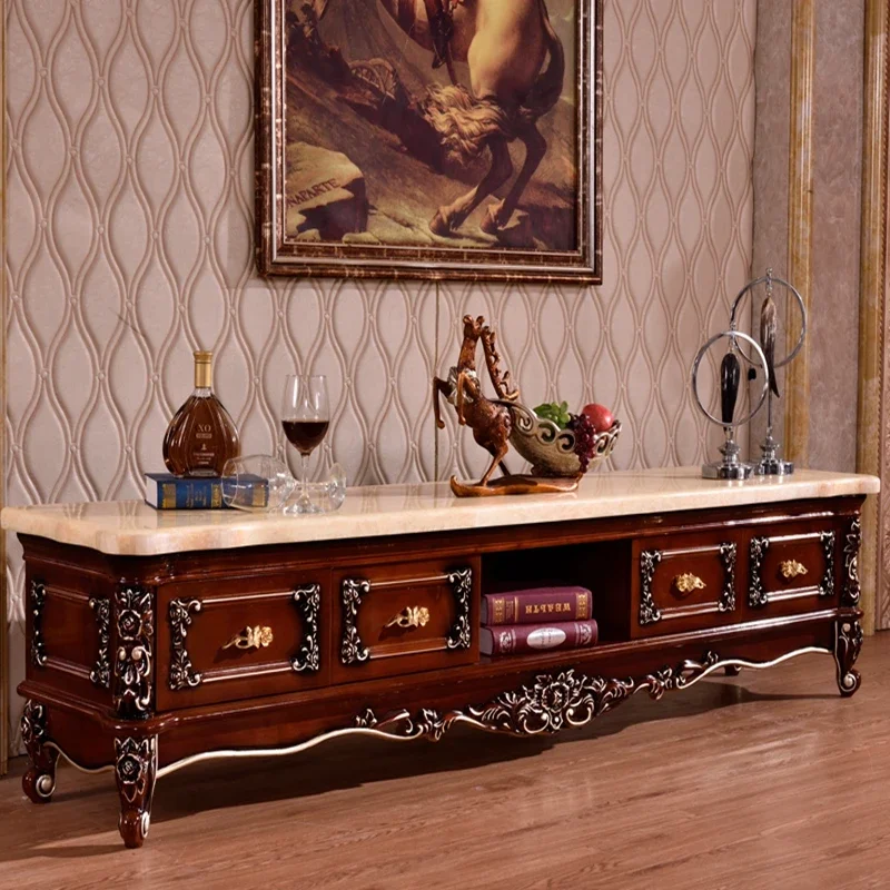 Classic Long Stylish Spacious Tv Cabinet Durable Compact Versatile Strong Metal Tv Cabinet Meuble Salon Household Furniture
