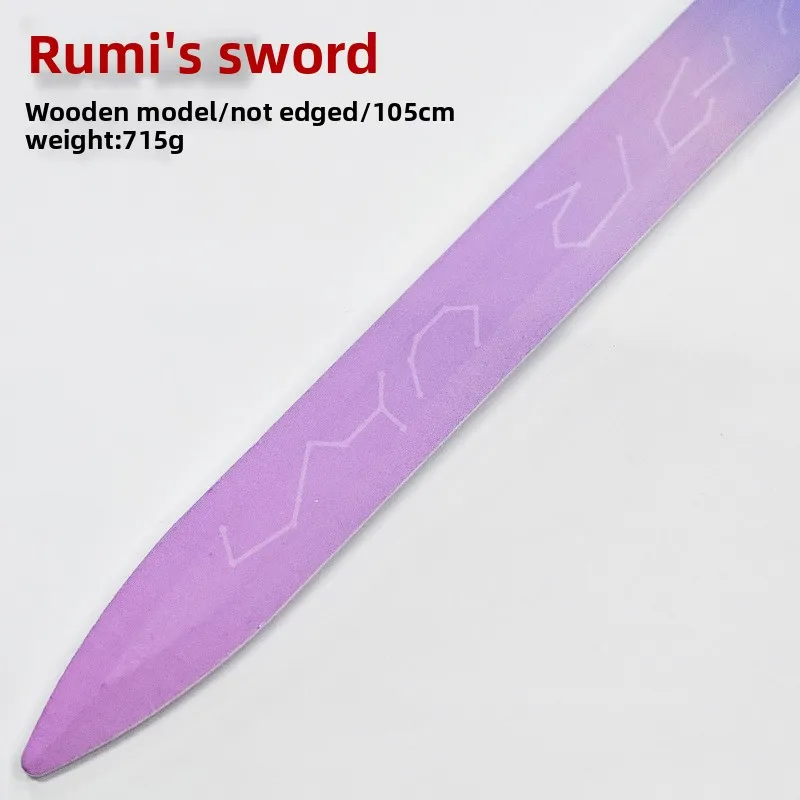 105cm/41.34in Demon Hunters Cosplay Sword PU Samurai Medieval Game Peripherals Party Supplies Collectible Ornaments Holiday Gift