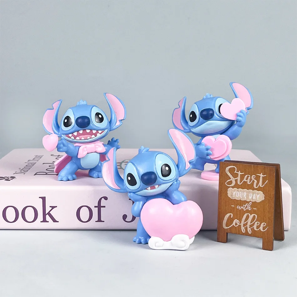 Oryginalne 52toys Disney Stitch Warm Pink Series Blind Box Figurka Stitch Mystery Box Modna Zabawka Walentynkowy Prezent Personalizowany