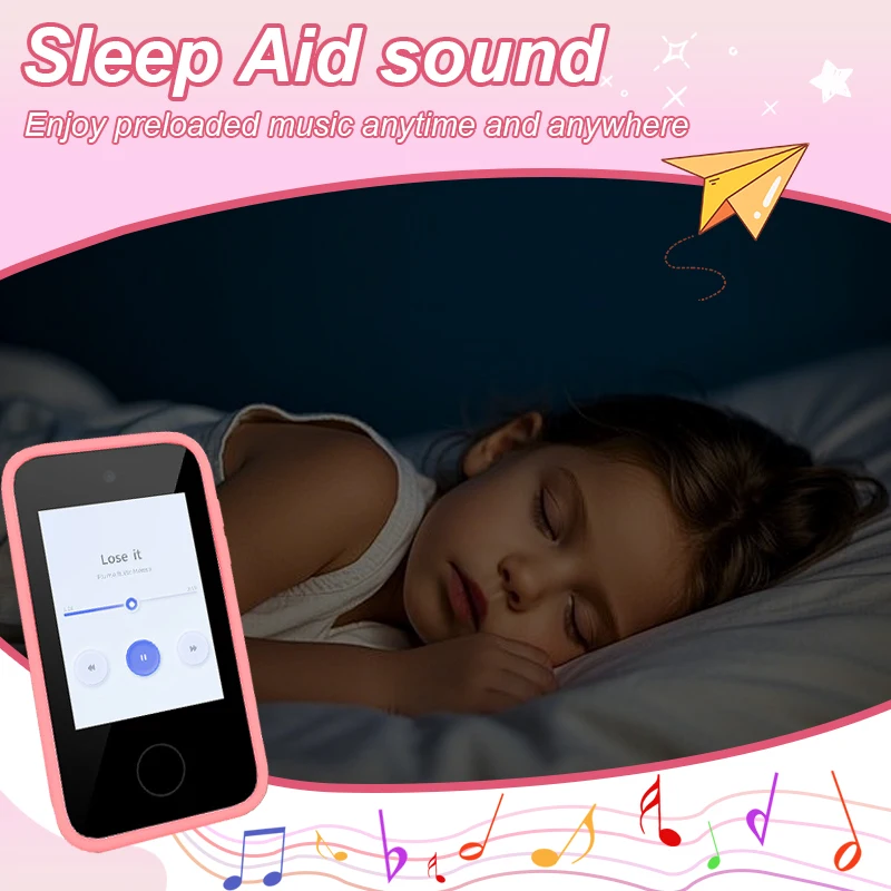 Children's puzzle mobile toy, 2.8-inch high-definition screen, music, photography, video recording, puzzle games, habit cultivat