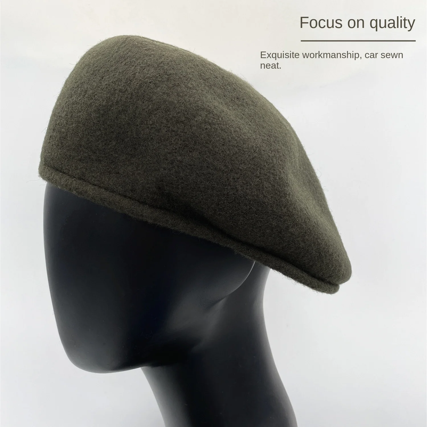 Neue Ankunft Männer Frauen Caps Baskenmütze Mädchen Casquettet Französisch Künstler Wolle Beanie Hut Vintage Plain Elegante Hotsales – Detail 26