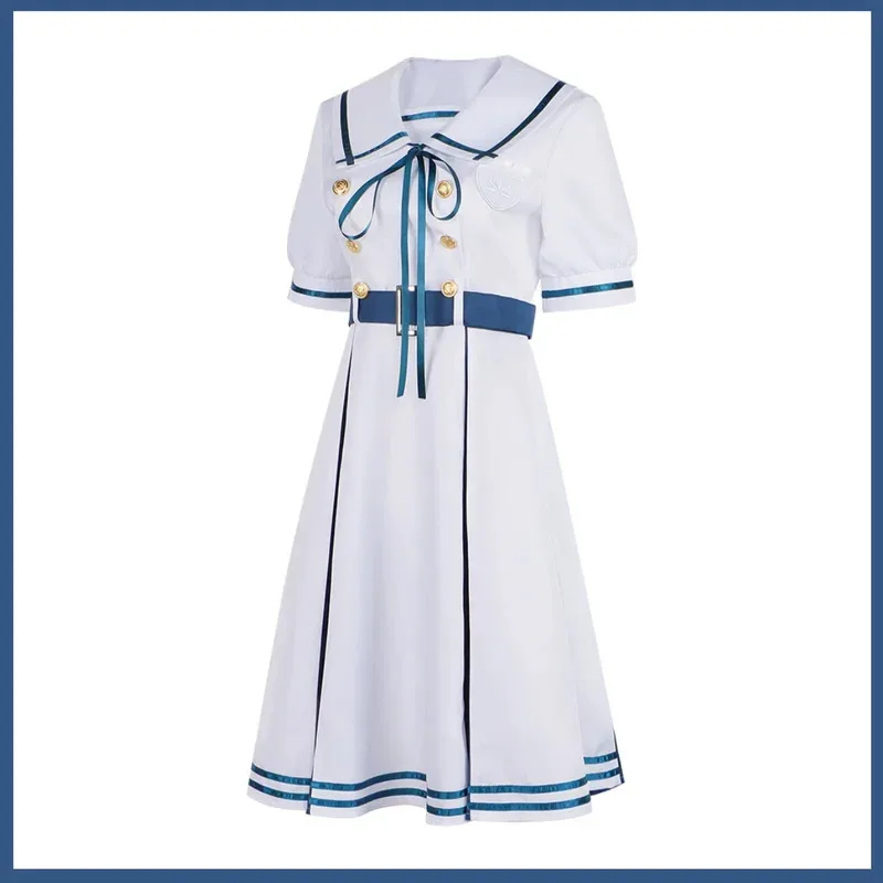 2025년 AAA 애니메이션 반드림! Ave Mujica Wakaba Mutsumi 코스프레 의상 일본 한국 흰색 교복 드레스 가발 여성 카와