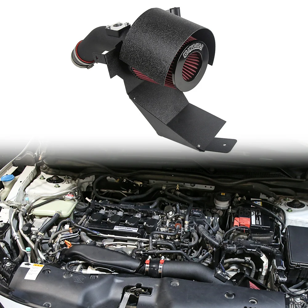 

For 2016-2021 Honda Civic 10th Gen 1.5L I4 Turbo Intake Civic FC/FK Cold Air Intake System