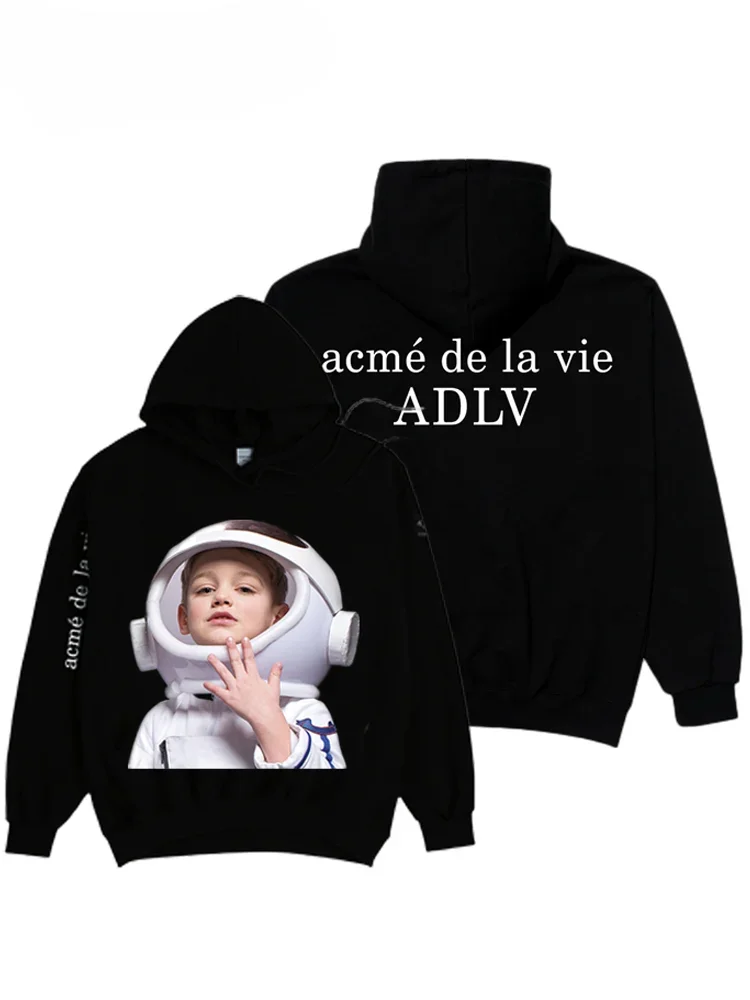 

Cute Doll Face Donut Series Fashion Printed Hoodie Men's and Women's Cotton Fleece Loose Pullover High Quality Trend Top