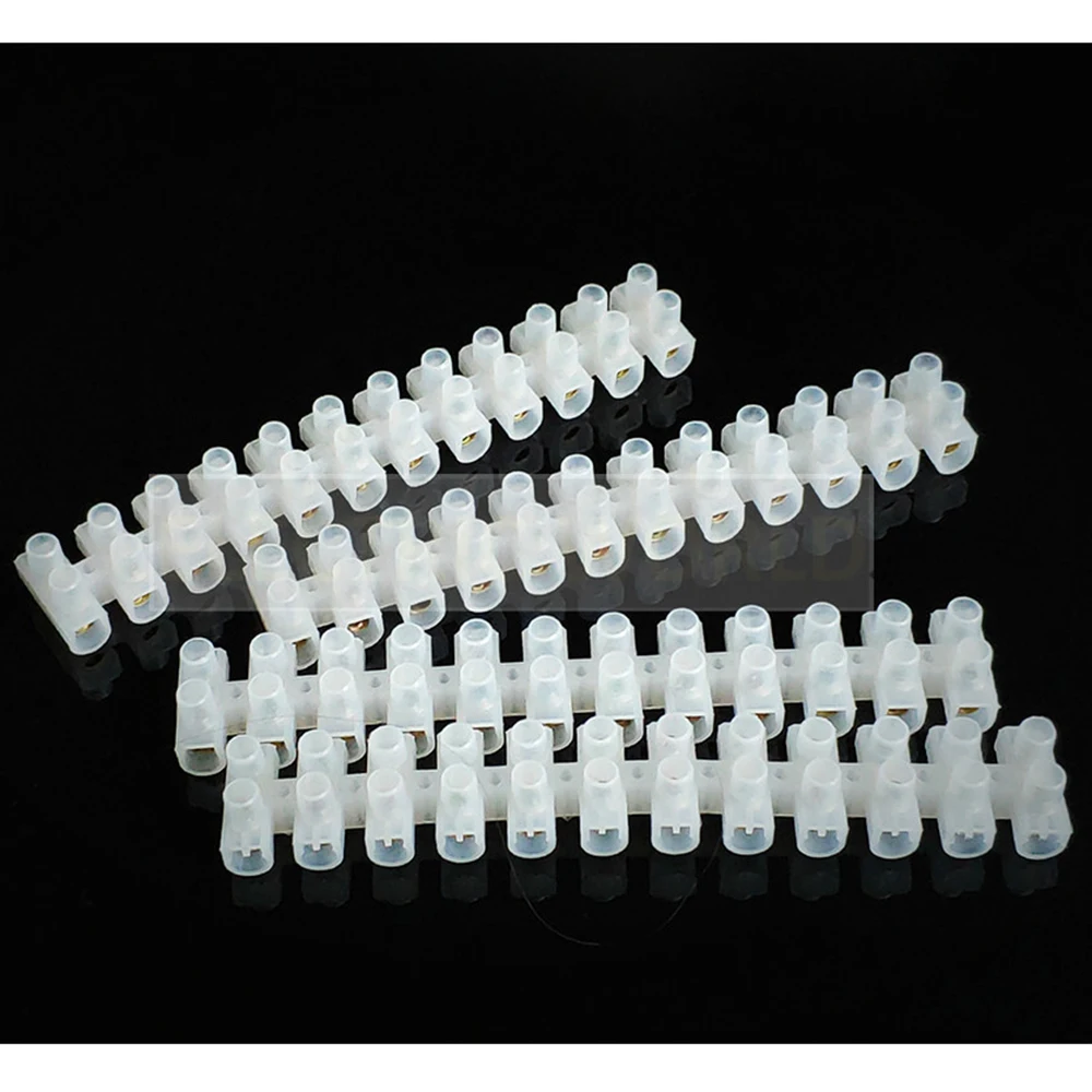 electric connector strip Wire connector Barrier Electirc Strip Block Terminal Plastic Screw terminal block connector