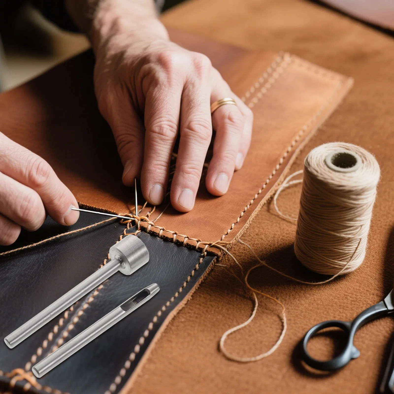 Sewing Eyelet Fabric - Zestaw narzędzi do oczkowania, ręczna prasa