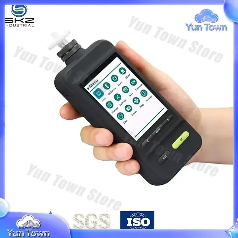 Portable H2S Gas Detector for Safety Monitoring Leak Alarm Single Combustible Sulfide Detector for Industrial Use