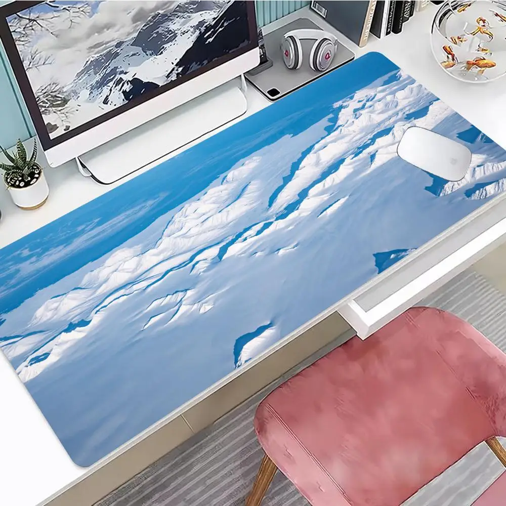 

Glacier Mouse Pad Gaming Mouse Pad, Mouse Pad with Edges and Non-Slip Rubber Base, Extended Mouse Pad