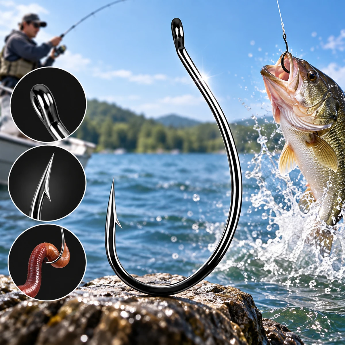 Fishhook Eccentric Hook Fishing Goods High-quality Hooks Carpfishing Professional Japanese Equipments Carp Accessories Sea Mare