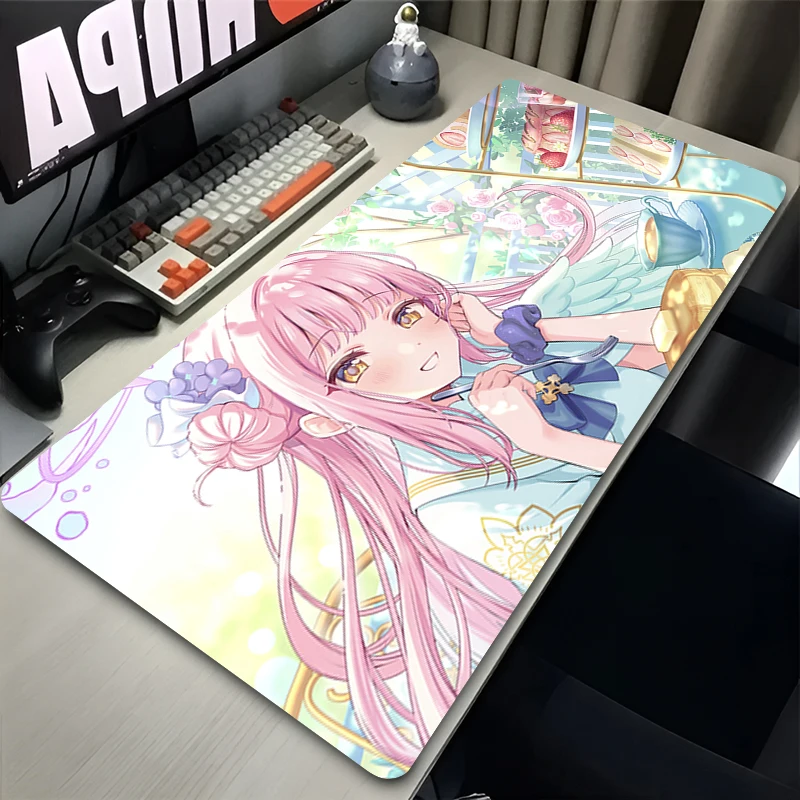 Large Mouse Pads Notebook Gamer Keyboard Mousepad Blue Archive Misono Mika Computer Desk Mat kawaii Gaming Pad Anime Mouse Mats