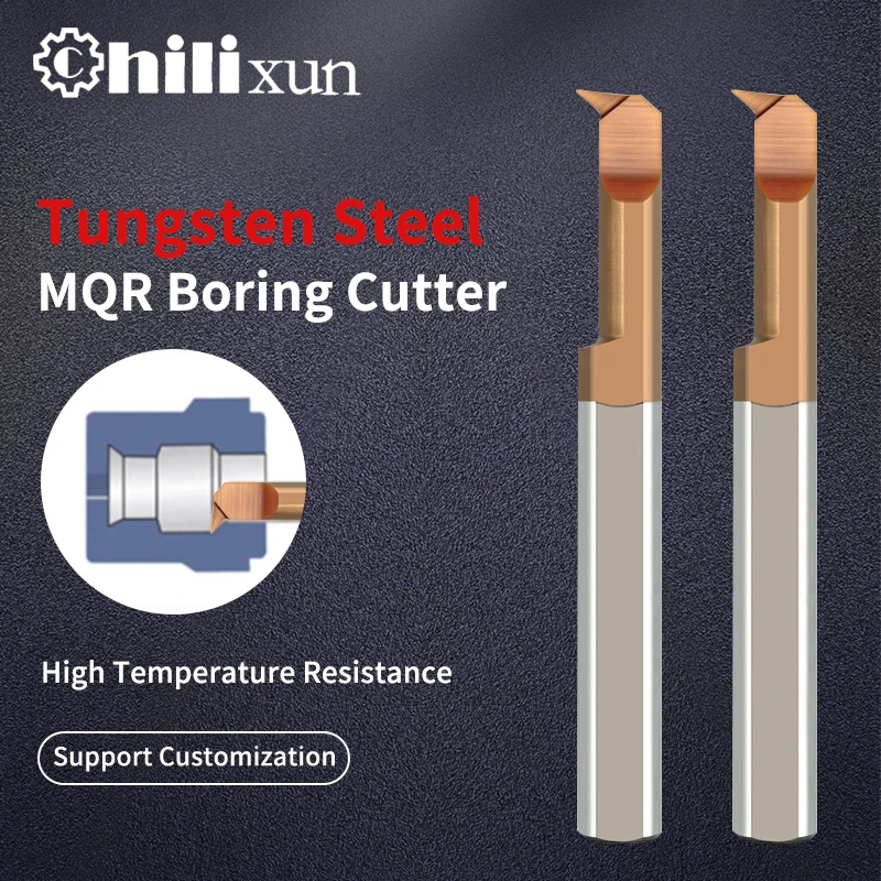 

HILIXUN MQR Boring Cutter for Boring Coated Carbide Mini Internal Lathe Turing Tool Copying Small Hole tungsten steel alloy