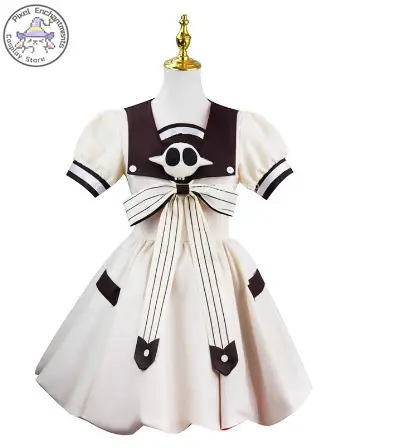 Toilet-bound Jibaku Shounen Hanako-kun Anime Yashiro Nene Nanamine Sakura Cosplay Costume Women Girls Cute Dress Wig Uniform