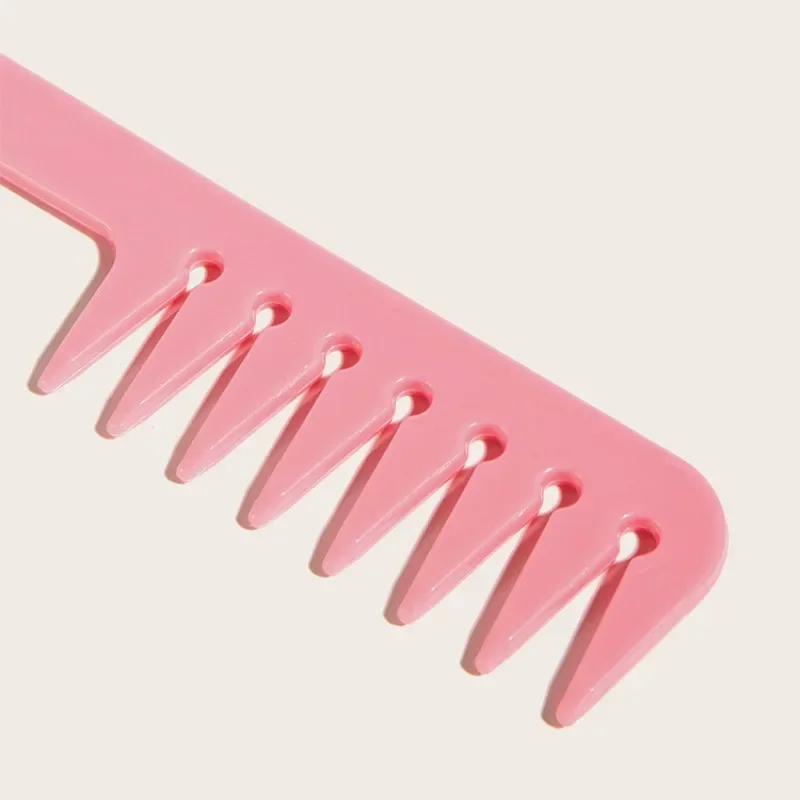 Fashion Highlight Dyeing Comb Thickened and Wide Coarse Teeth Highlight Dyeing Design Piece Baked Oil Comb Hair Salon Hair Styli