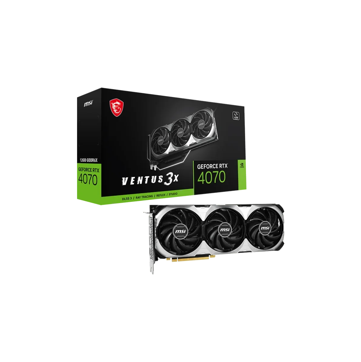 New Arrival Graphics Card  GeForce RTX 4070 VENTUS 3X 12G For Desktop 4070 GPU