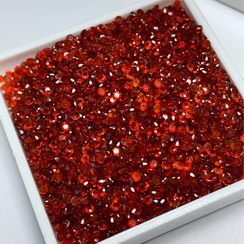 Factory Wholesale 100% Real Natural Round Red Agate Gemstone Loose Gems Diy Material for Jewelry