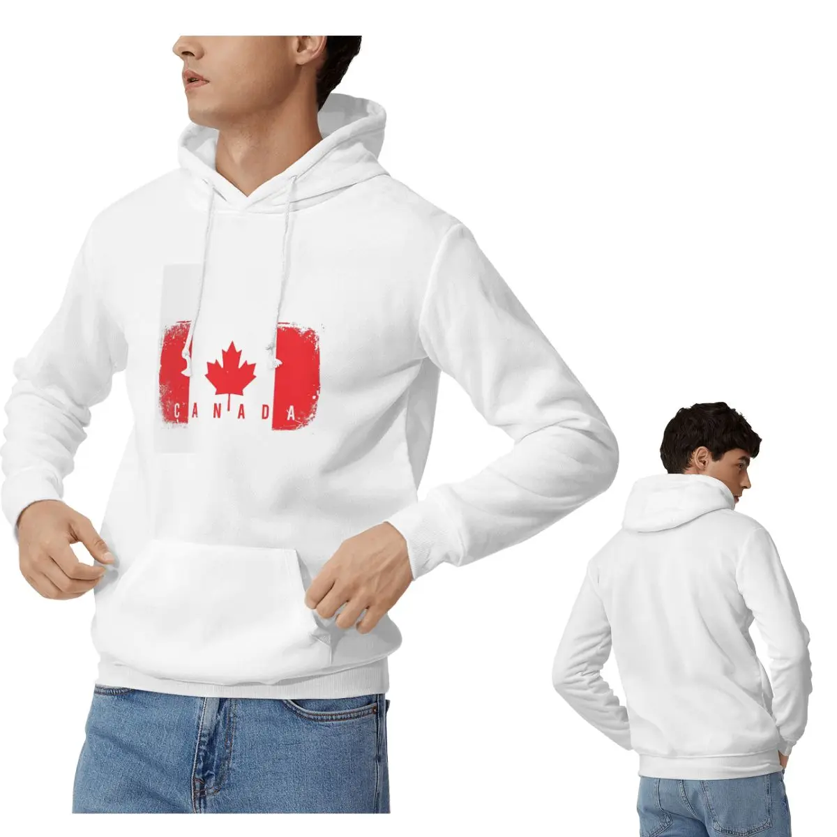 

Толстовки с флагом Канады, мужские и женские повседневные пуловеры, толстовки в стиле Харадзюку, уличная одежда с длинными рукавами, осень-зима