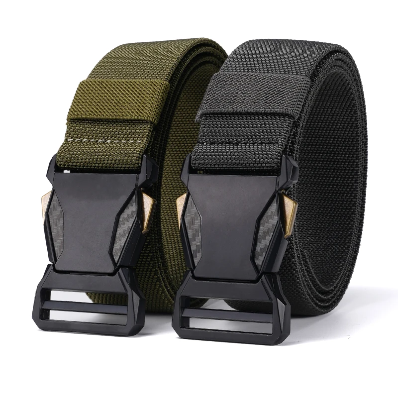 

Men's Belt Outdoor High Quality Canvas For Nylon Male Luxury Automatic Buckle Belts Women's Sports Casual Jeans Neutral Belt