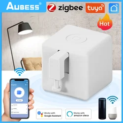 Tuya Zigbee Fingerbot Plus Smart Switch Button Pusher, Smart Life, Minuterie, Commande vocale, nous-mêmes avec Alexa, Google Assistant