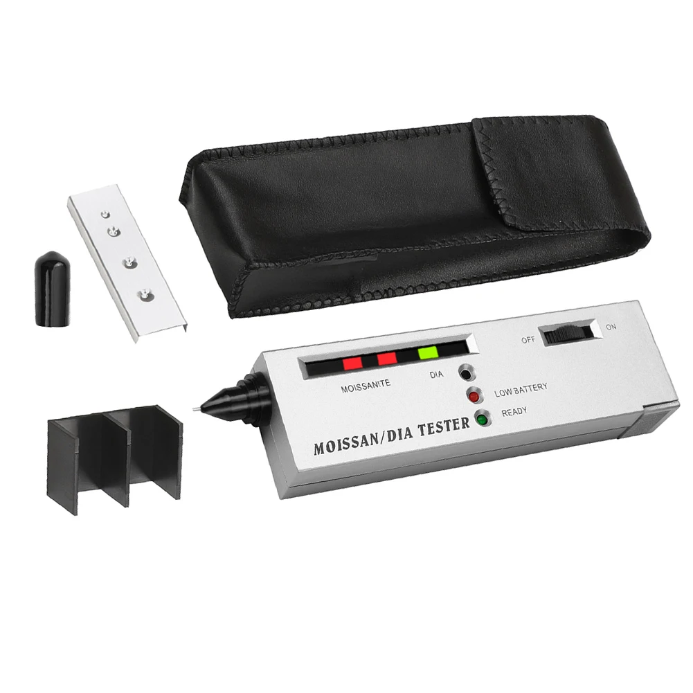 

Ручка для измерения твердости ювелирных изделий с ЖК-экраном для тестирования муассанита и светодиодным индикатором для портативного обнаружения драгоценных камней