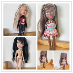 30cm Bratzes Doll Ordinary Fashion Doll Changeable Clothes Movable Joints Action Figure Model Toy Collect Ornament Kids Gifts