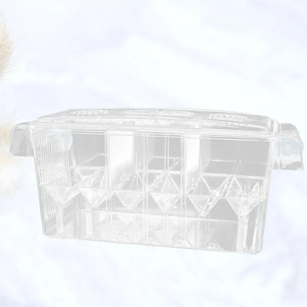 

1pcs Transparent Acrylic Breeding Tank 3-Room Isolation For Hatching Fry Pregnant Fish Shrimp Aquarium Incubator Box Fish Tank