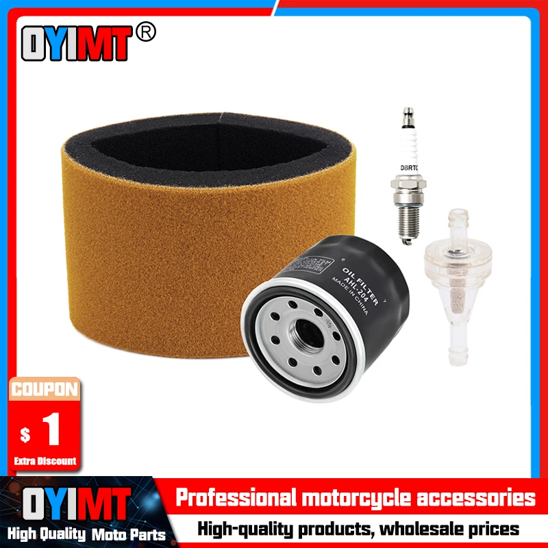 

Motorcycle Air Filters & Oil Filter & Fuel Filter & Spark Plug For Kawasaki KVF300 Prairie 300 2x4 4x4 KVF400 11013-1255