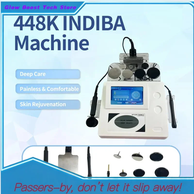 

Glow 448Khz CET RET Diatermia Diathermy Physiotherapy Portable High Radio Frequency Therapy Pro Loss Weight Corpor