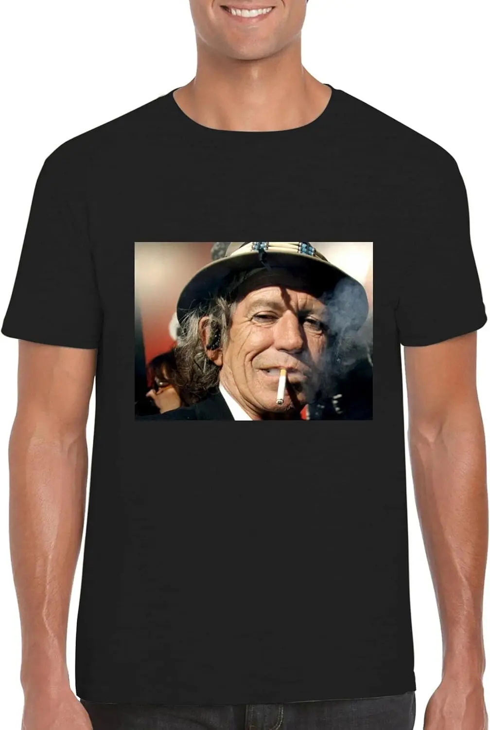 Keith Richards - Men's Crewneck T-Shirt FCA #FCAG338479