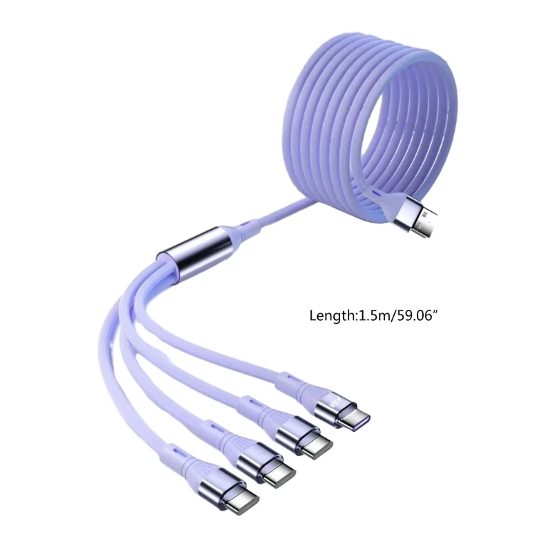 USB Loại A đến 4 Loại Bộ Chia Cổng Kết Nối Sạc Cáp Dropship