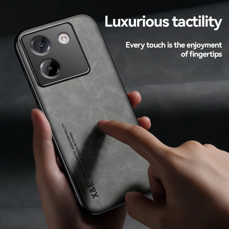 Luxus Leder Funda für Xiaomi POCO M7 Pro 5G Fall Ultra Dünne Auto Magnetische Schutz Telefon Abdeckung Capa