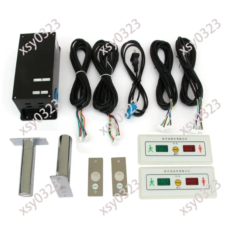 Electronic Interlock Device Magnetic Lock Door Interlocking Control With Light