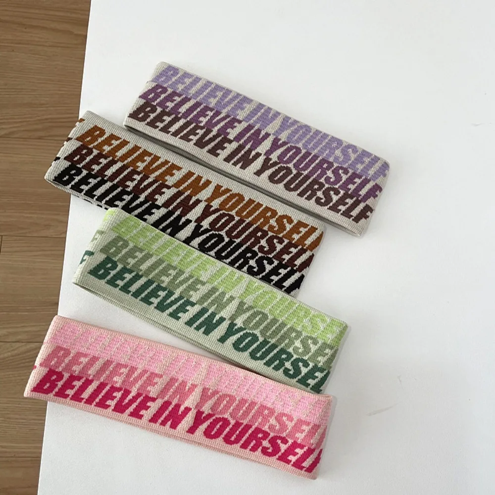 صيف جديد أزياء عصابة رياضية للرأس مرونة القطن تمتد اليوغا رباط شعر اضافية كبيرة واسعة عمامة أغطية الرأس لتشغيل اللياقة البدنية