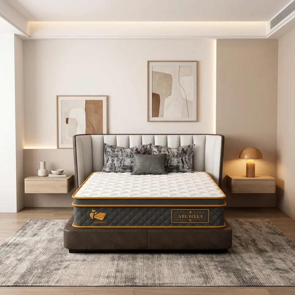 New High Quality Durable Compressible Eco-Friendly Orthopedic Knitted Fabric Hospital & Hotel Use Medium Firm Spring Mattress