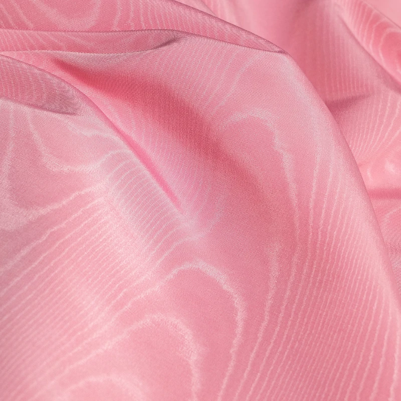 Iridescent Water Ripple Moire Textured Fabric Brushed Gradient Irregular Designer Creative for Coat DIY Sewing Accessories