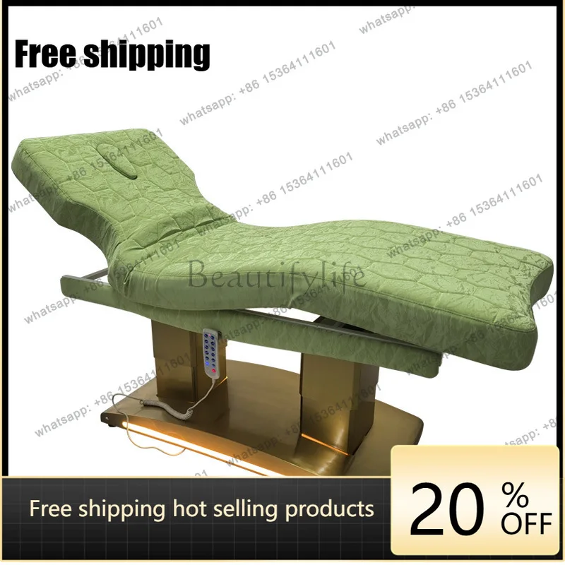 Factory Direct Sales Electric Upgraded Beauty Bed High-end Beauty Salon Special Massage Tuina Bed