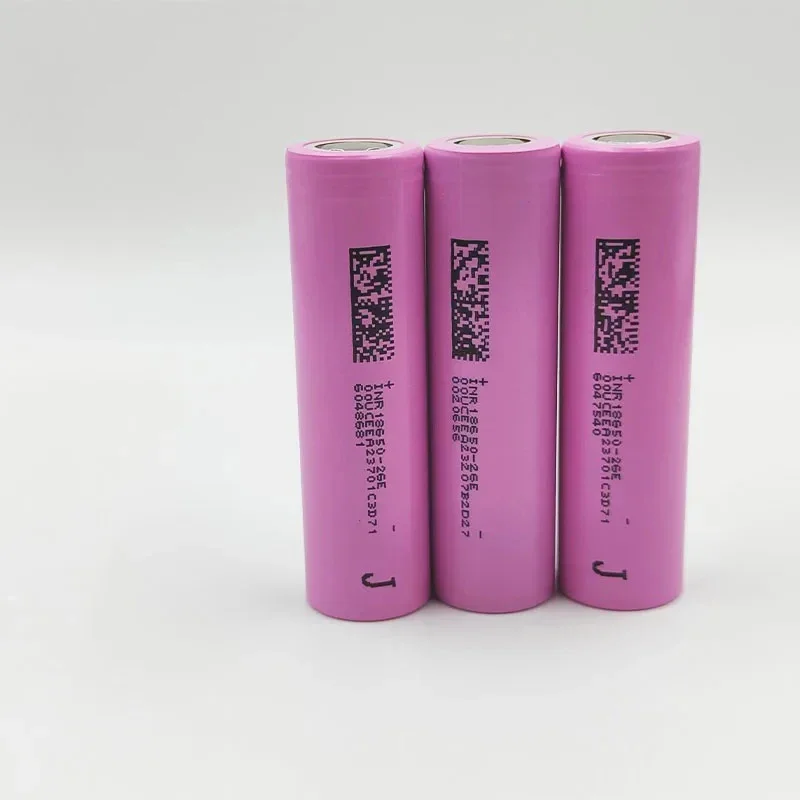 INR18650-26E Battery Genuine  18650 2600mAh 3.7V 20A Rechargeable 18650 Lithium Ion Battery for Toys Power Tools Flashlight