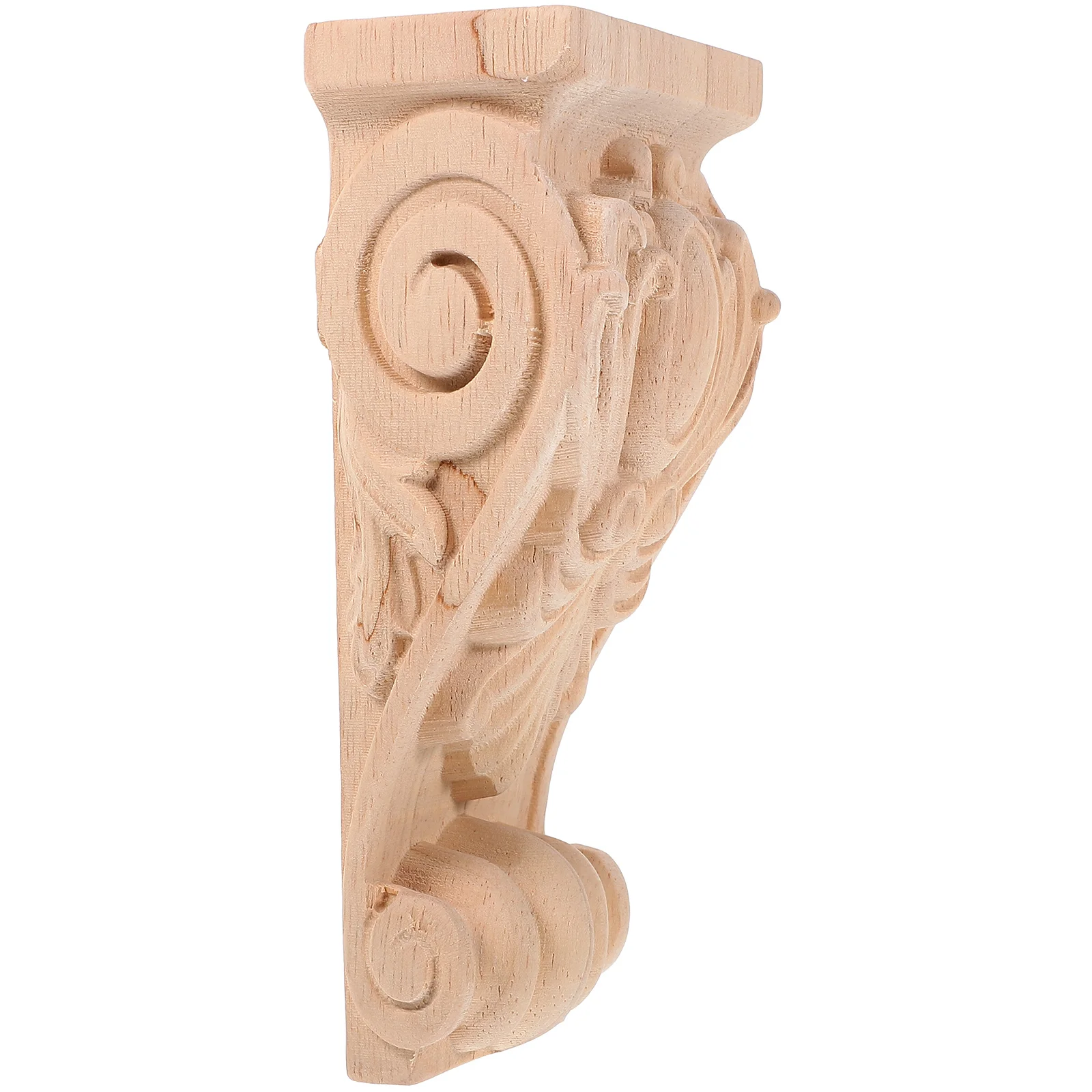 

Solid Wood 8x15x4 5cm Carved Decorative Wooden Corbels Vintage Home Decor Rustic Style Shelf Bracket Hardware
