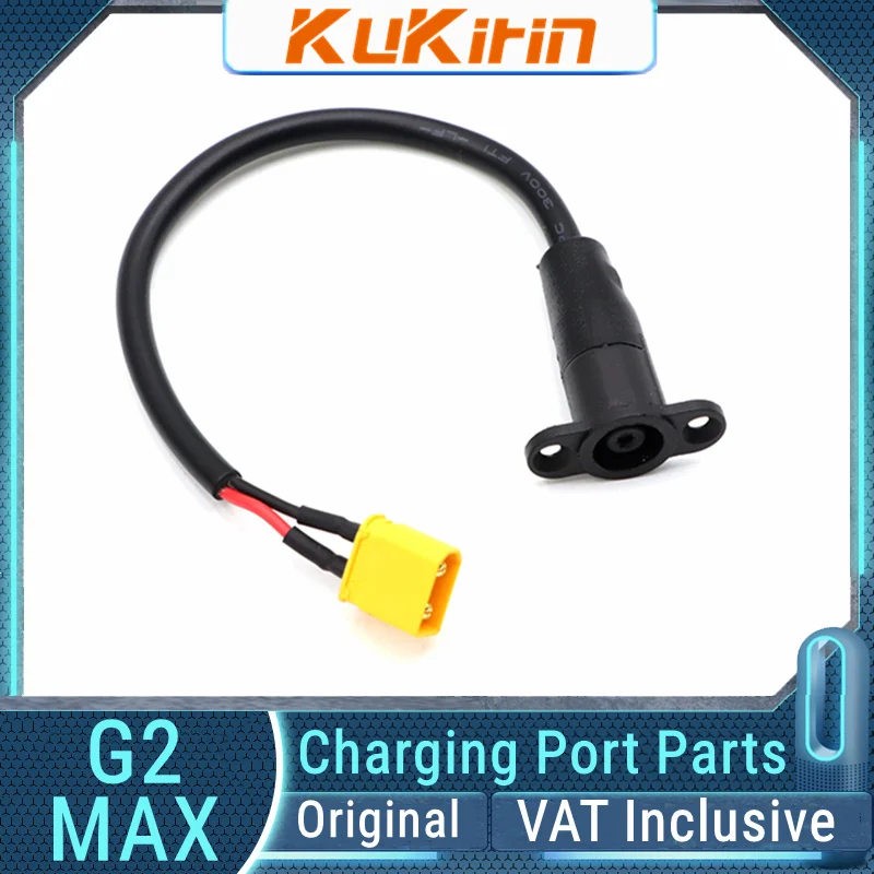 Original Power Charging Port For KuKirin G2 Max Smart Electric Scooter Interface Power Cable Charging Port Plug Cover Accessorie