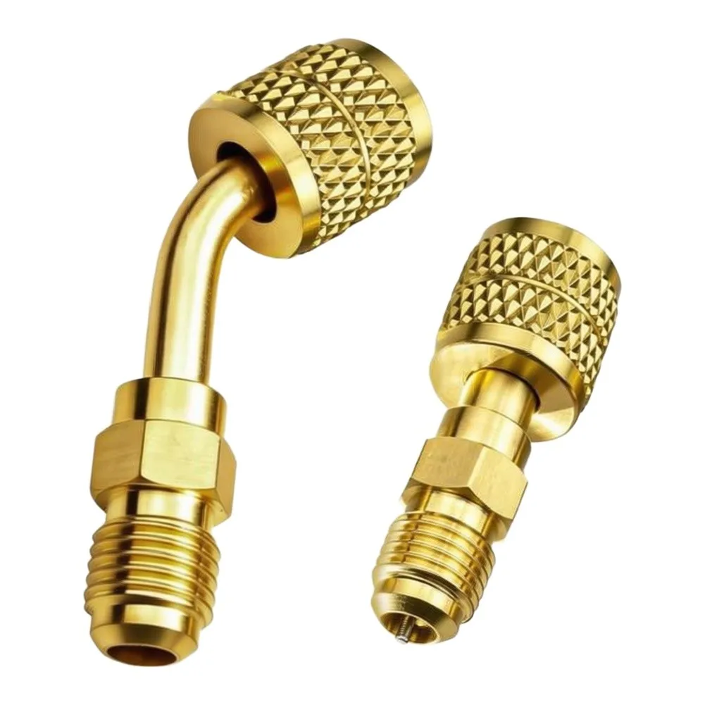HVAC Technician Tool Set Adapter Head Compatible with For R32 For A2L and R454 Using Standard 1/4 For SAE Interface