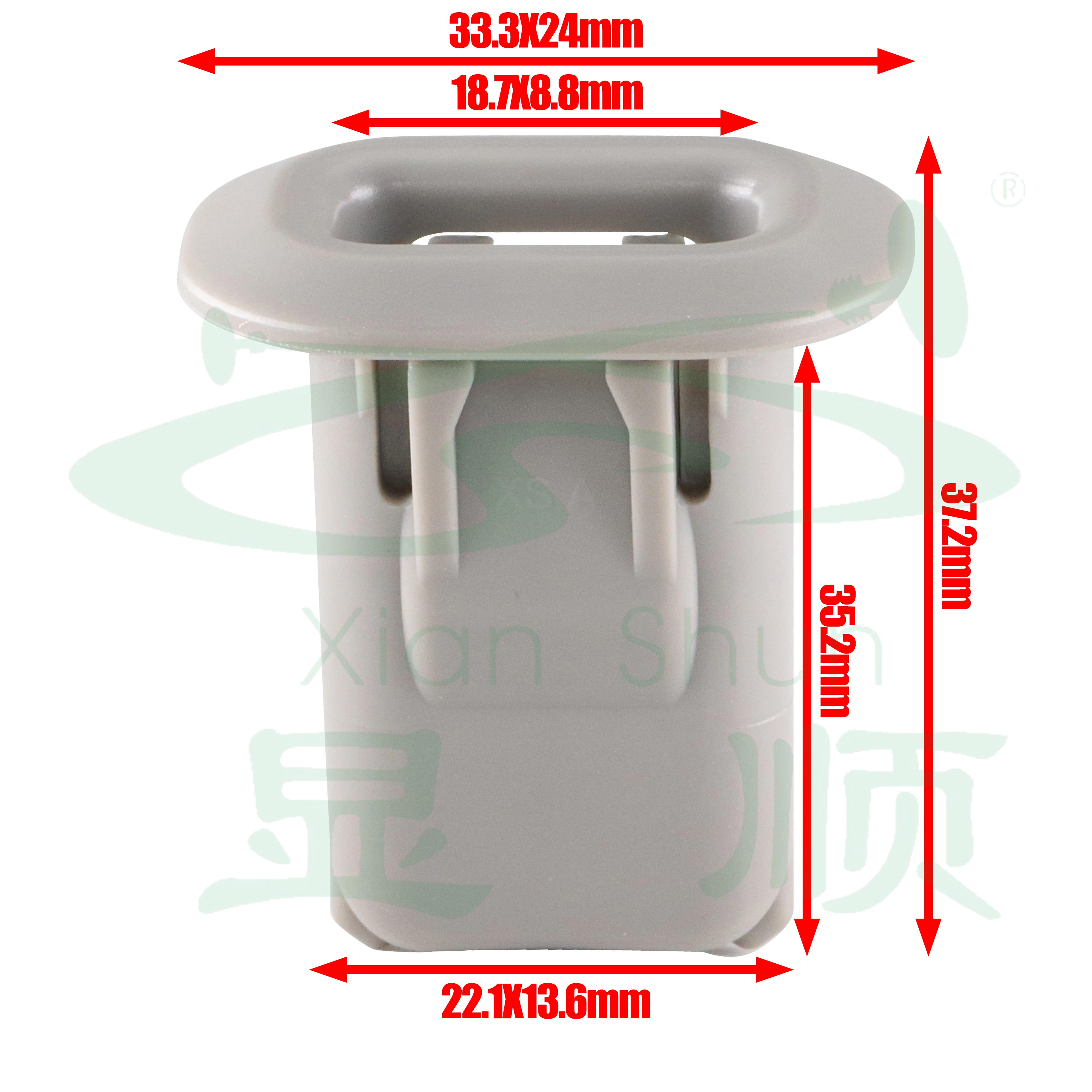 10/20Pcs Grey POM Rear Seat Cushion Interior Replacement Parts Car Fastening Clips Car Accessories For Mercedes A2049230214 2