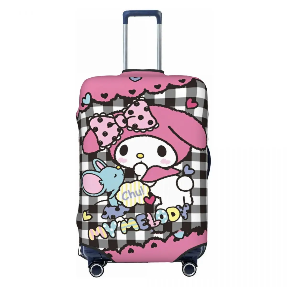 

My Melody Cute Animal Print Suitcase Cover Travel Protector Holiday Strectch Luggage Accesories