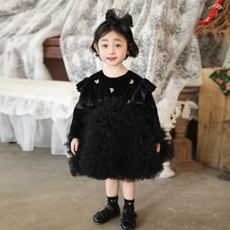 

Новое вечернее платье для девочек на день рождения, платья для выступлений на фортепиано для детей, A4927, платья подружки невесты Vestidos