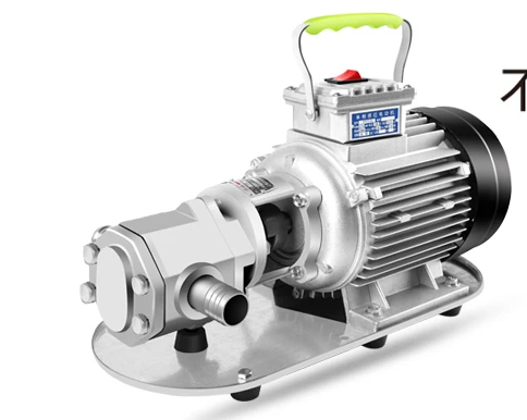 High viscosity self-priming electric suction pump, stainless steel gear pump, 220V, 380V