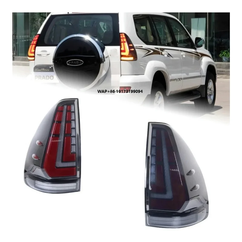 

Prado Upgrade Taillight for 2003-2009 Land Cruise 2700 4000 Tail Lights LED Rear Lamp GX460 DRL Signal Dynamic Modified