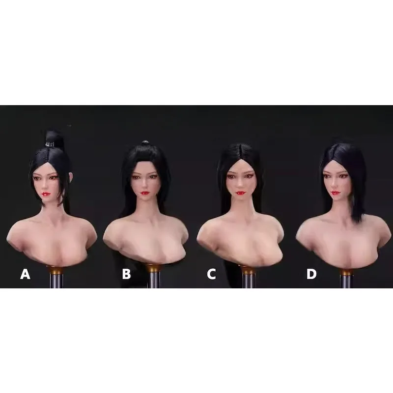 

[2025 Q4] YMTOYS YMT086 масштаб 1/6, азиатская красота, голова, скульптура, резьба, модель для женского солдата 12 дюймов, Tbl Ph, бледная кожа, тело