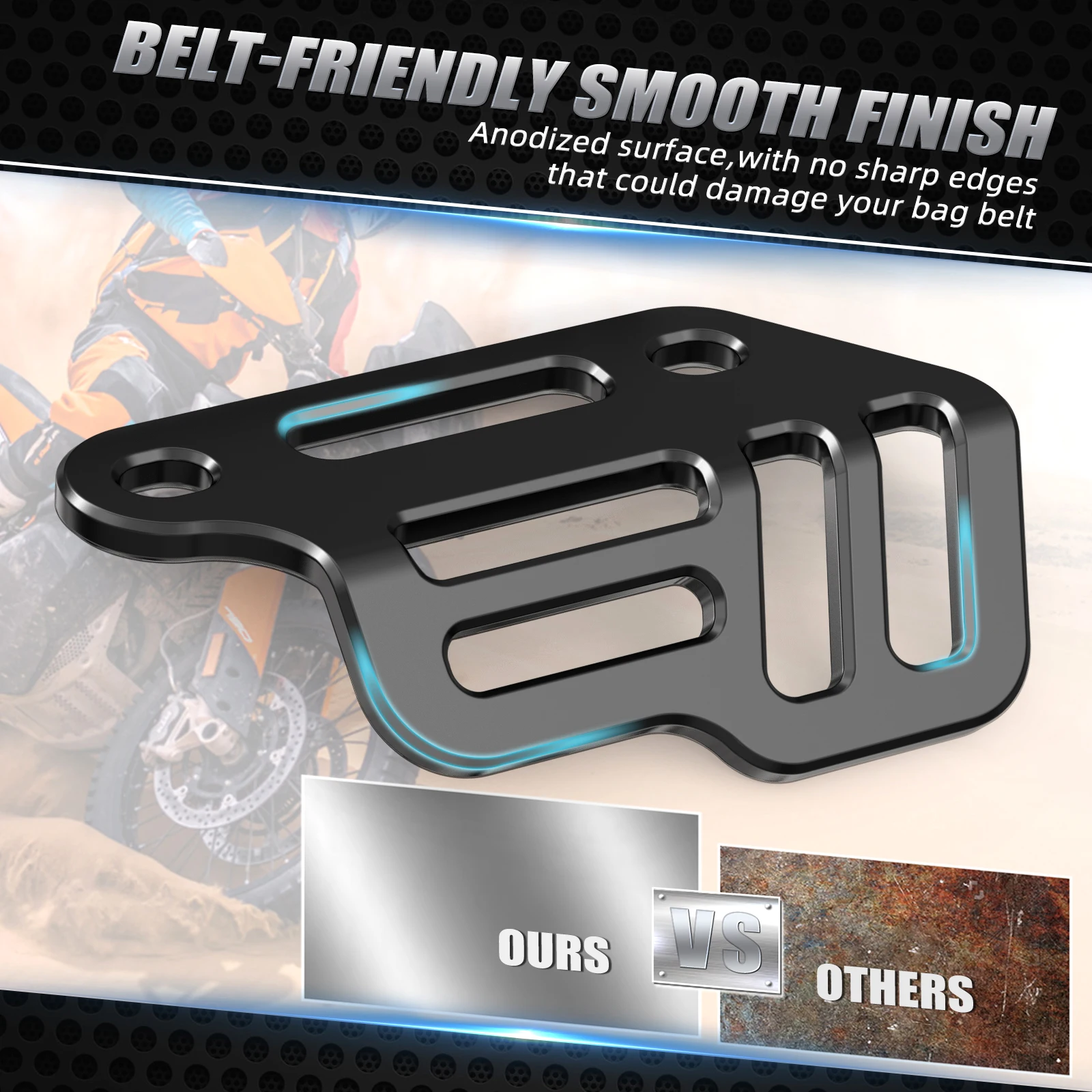 For 2019-2022 KTM 790/890 Adventure R/Rally Tie Down Brackets Holder Rackless Bags Strap Plates for Husqvarna Norden 901 22-2023