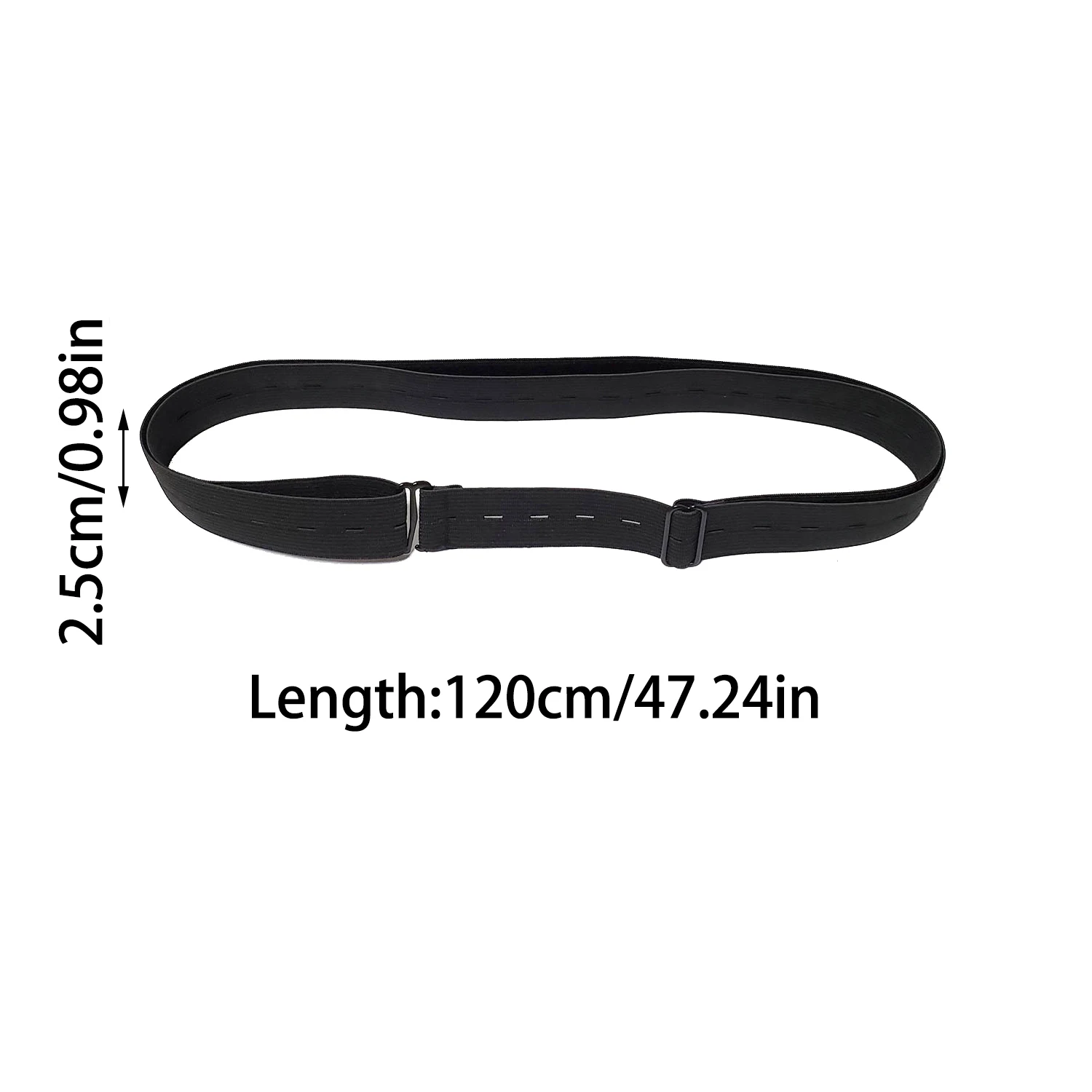 1 Pc Einstellbare Einfache Weibliche Frauen Schwarz Farbe Kleid Strap Falten-Proof Hemd Halter Strap Gürtel Taille Gürtel Dünnen bund