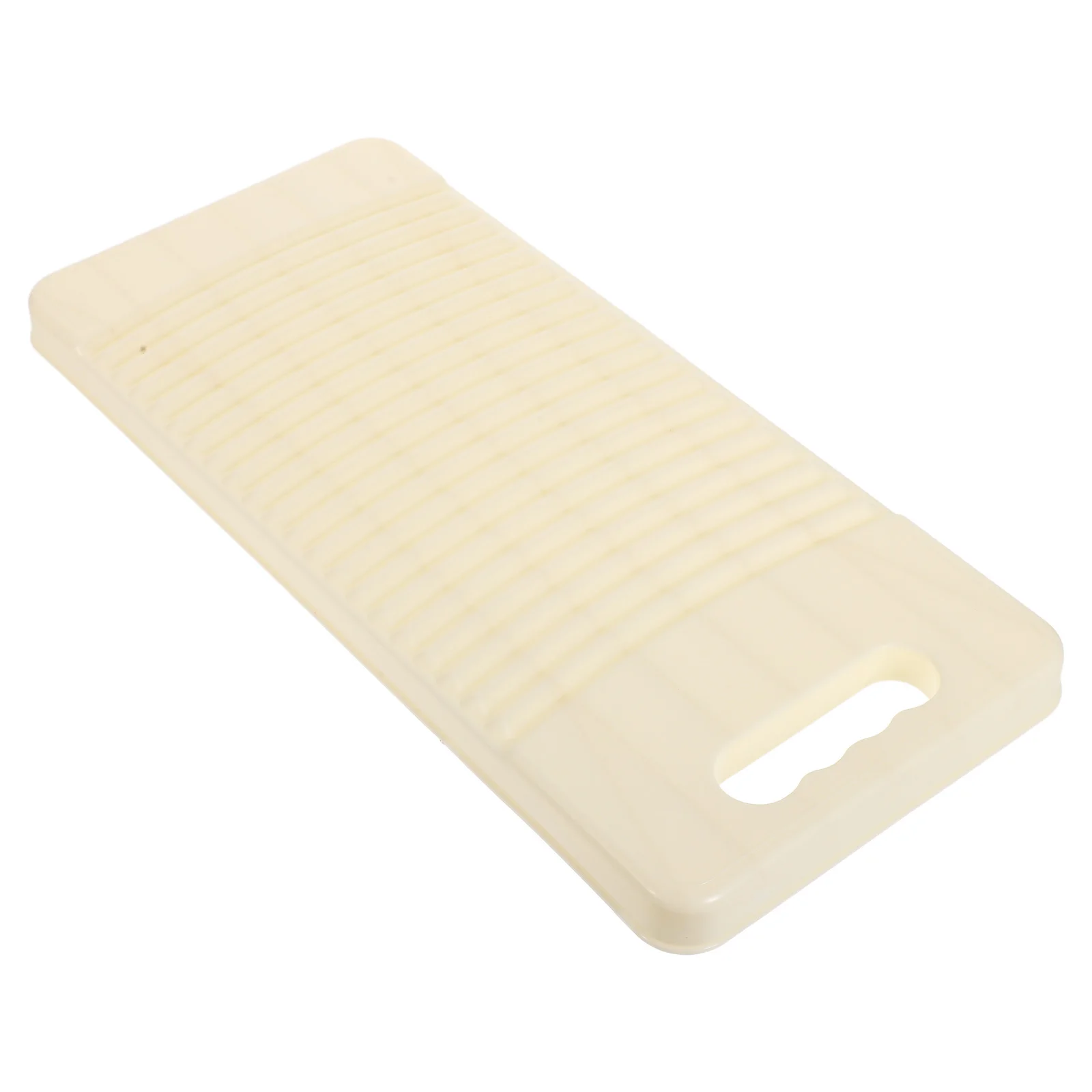 

Heavy Duty Plastic Washboard 40.3x18.3cm Portable Laundry Scrubbing Board for Clothes Hand Washing Travel Washboard