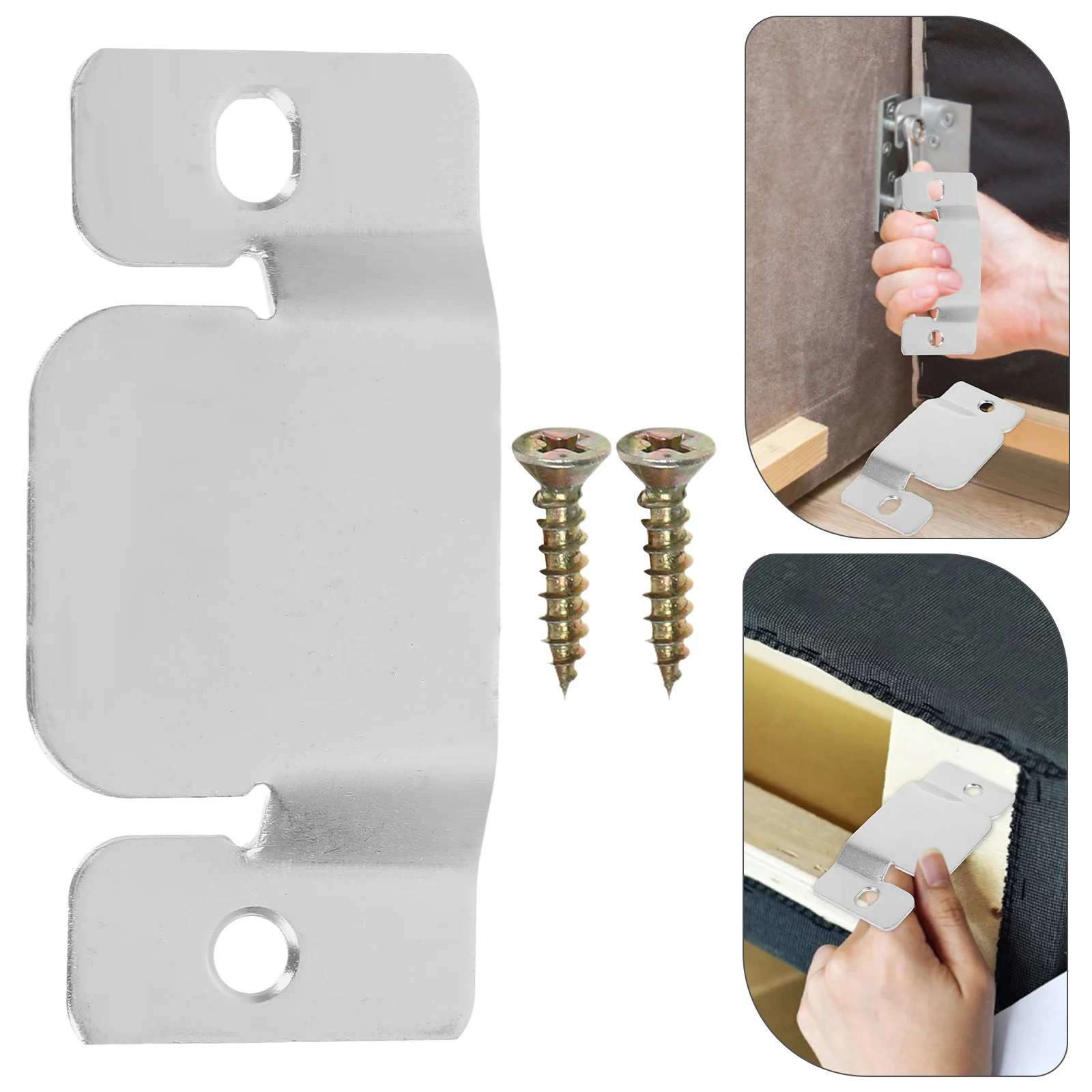 

12Pcs Couch Connectors Metal Furniture Bracket for Sectional Sofa Chair Recliner Reinforce Structure Recliner Link Parts