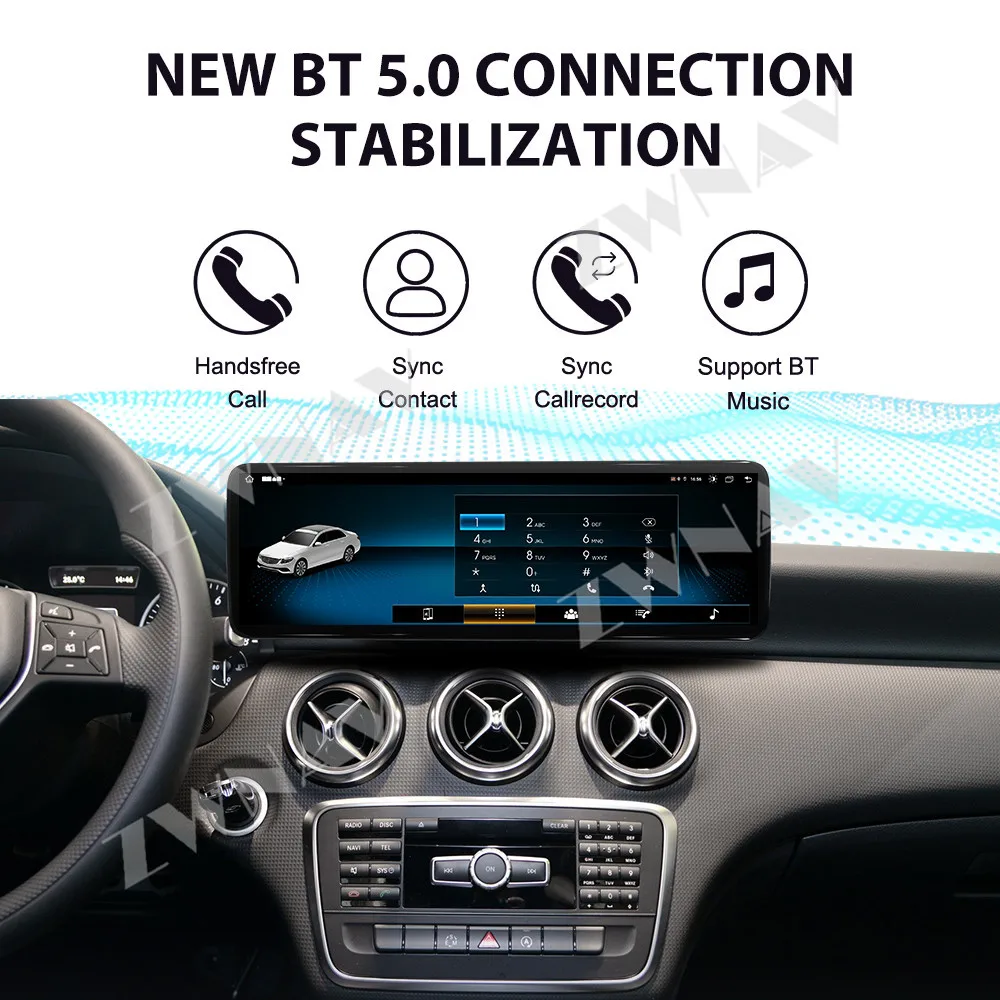 14.9 "tela android 14 para mercedes-benz gla/a-class/cla 2012-2015 navegação gps do carro carplayer unidade principal do jogador multimídia do carro
